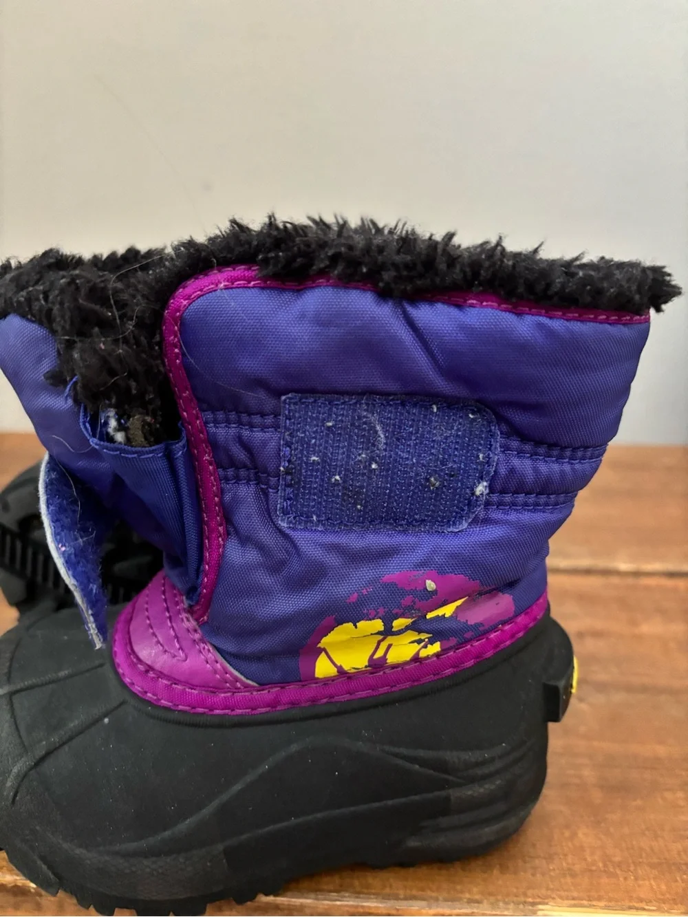 Sorel Snow Commander Kids' Purple Winter Snow Boots Size 7